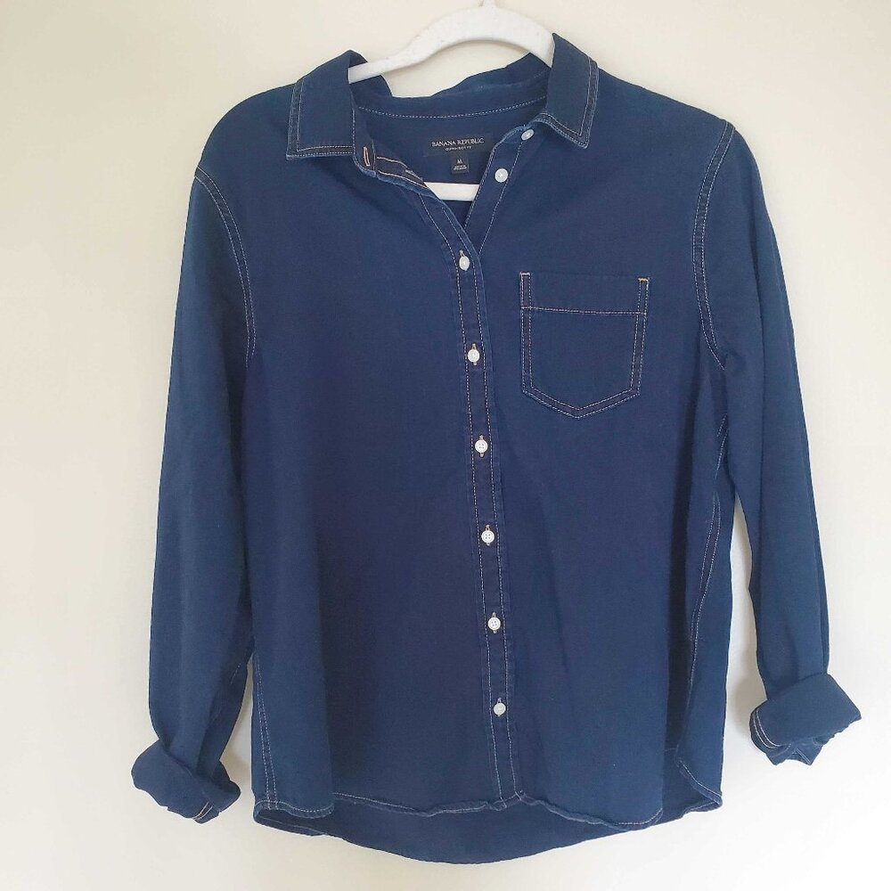 Banana Republic - Dark Denim / Jean Wash Shirt - Quinn Boy Fit